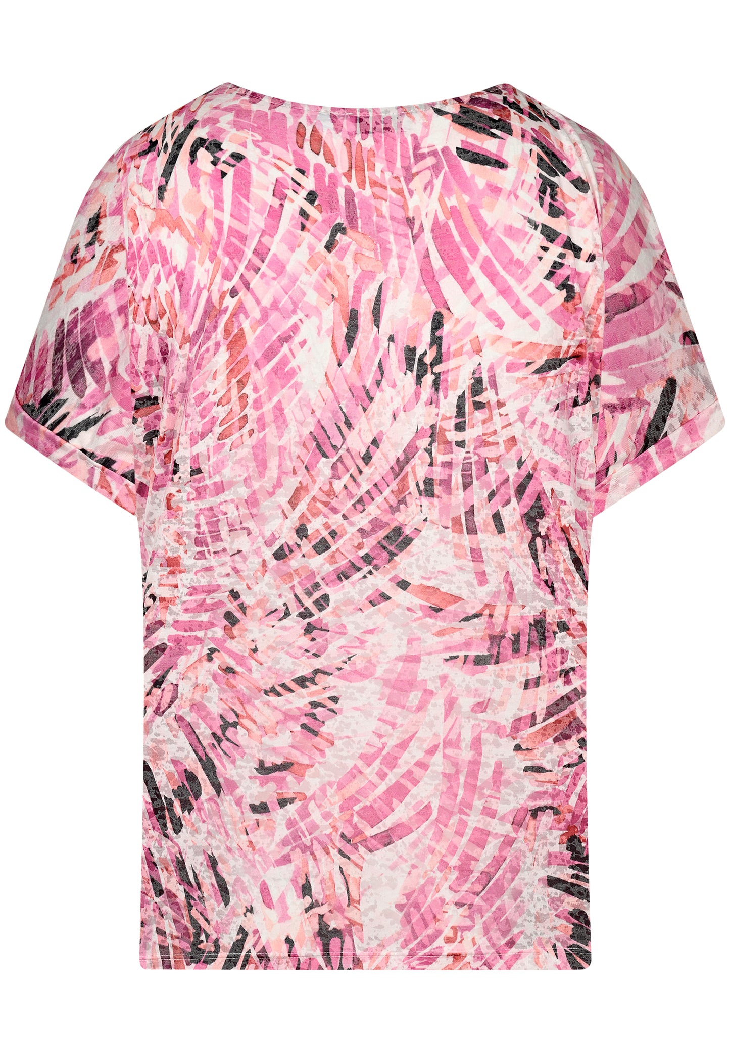 E24288 Shirt Burnout - 09/pink-white