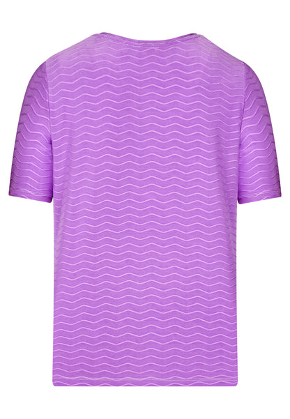 E23286 Shirt Light Waves - 08/lilac black