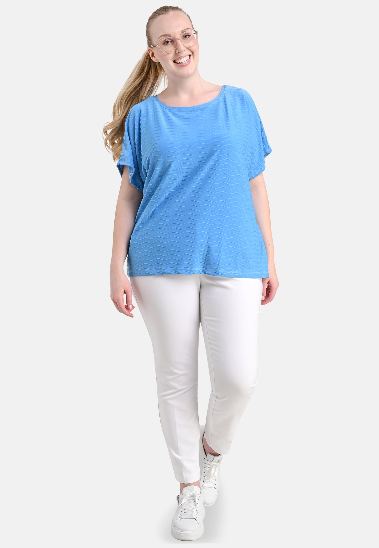E23372 Shirt Waves - 10/blue