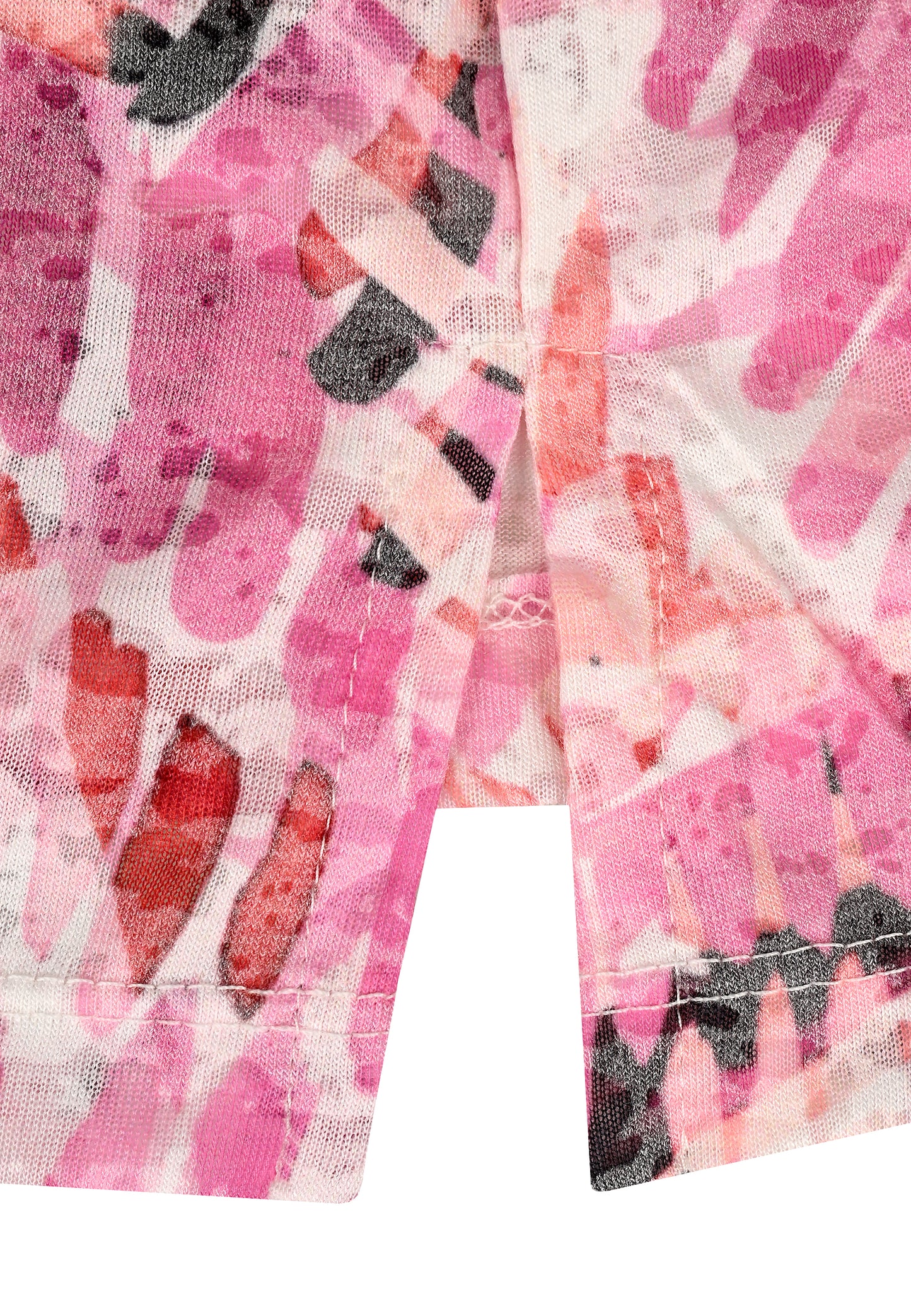 E24288 Shirt Burnout - 09/pink-white