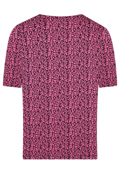 E24292 Shirt Jacquard - 09/pink-black