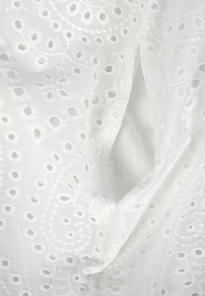 E24384 Dress Anglaise - 01/off-white
