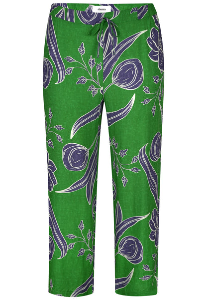E23275 Pants Lilac Flowers - 12/green lilac