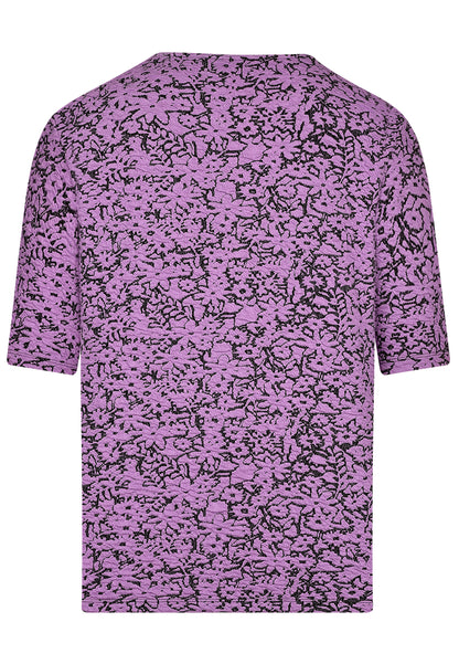 E23276 Shirt BubbleJacquard - 08/lilac black